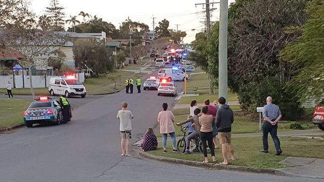 The scene of the incident at Mt Gravatt East