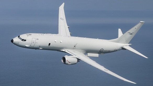 A RAAF P-8A Poseidon aircraft of the sort confronted by the Chinese People's Liberation Air Force last May.