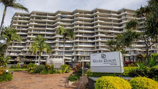 The unit at the Rocks Resort, Currumbin Beach, former owner Simone Holzapfel. Picture: Jerad Williams