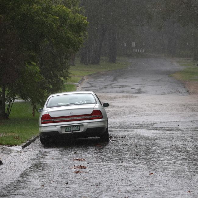 Flash flooding occurred in different areas of Brisbane, Wellington Point and the Redlands. Picture David Clark