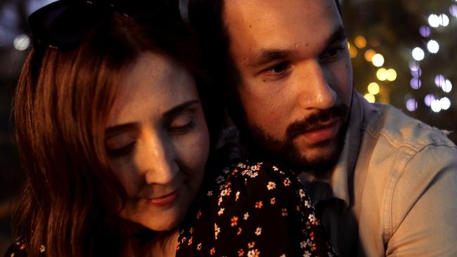 Joni and Nate, played by Sarah Dinsey and Jesse Aquiningo. Picture: Supplied