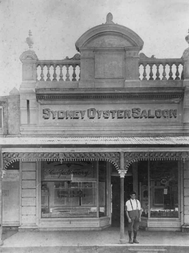 The Sydney Oyster Saloon run by the Comino family. 1907. Picture: Daily Mercury Archives