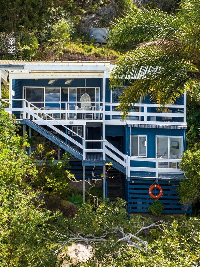 … have bought a boat access-only home at Great Mackerel Beach.