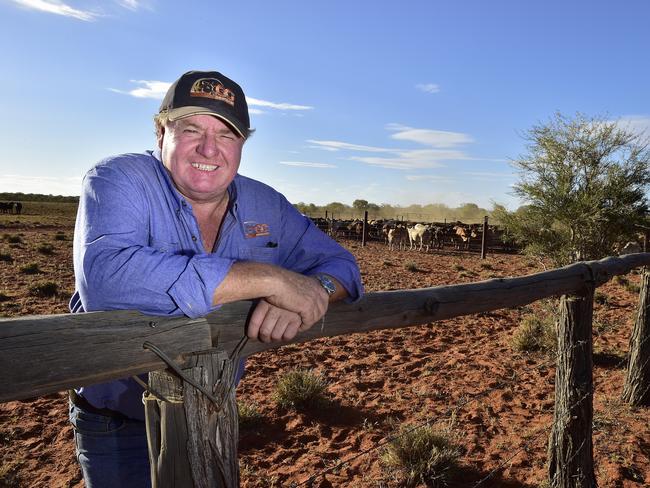 Viv Oldfield purchased the vast outback cattle station owned by Kidman and Co. Picture: Chloe Erlich/The Australian