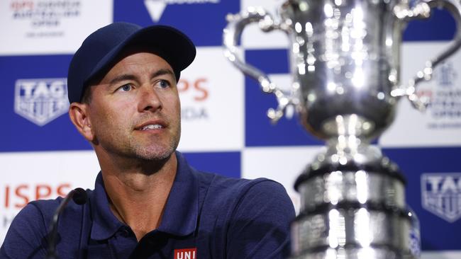 Adam Scott says he would like to see a dual-gender major tournament Picture: Getty Images