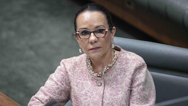 Federal minister for Indigenous Affairs, Linda Burney – a proud member of the Wiradjuri nation – was gifted a palawa necklace while visiting Tasmania late last year, made by Bec Woolley. Picture: NCA NewsWire/Gary Ramage