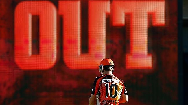 Not out more like it. The Big Bash has caught the imagination and looks to be a fixture on the calendar.