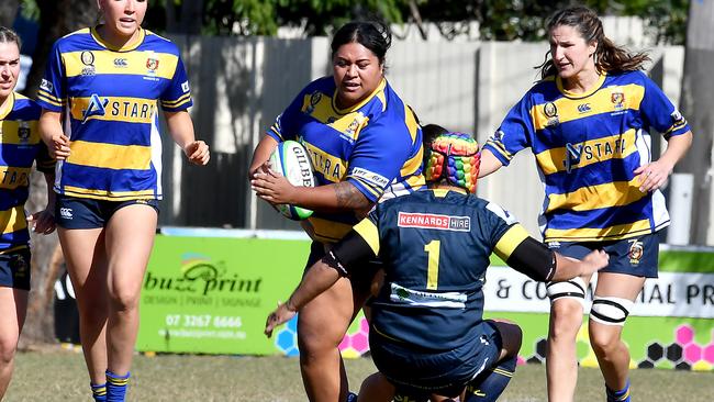 Club rugby union women's game between Easts v Bond Uni. Saturday June 18, 2022. Picture, John Gass