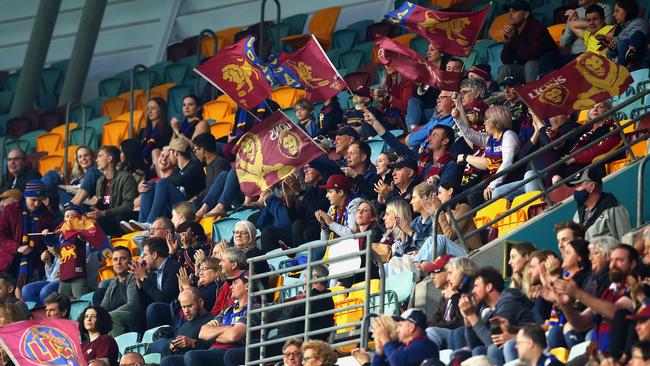 28,000 fans will be allowed in to the Gabba for the Brisbane v Richmond qualifying final. Picture: Getty