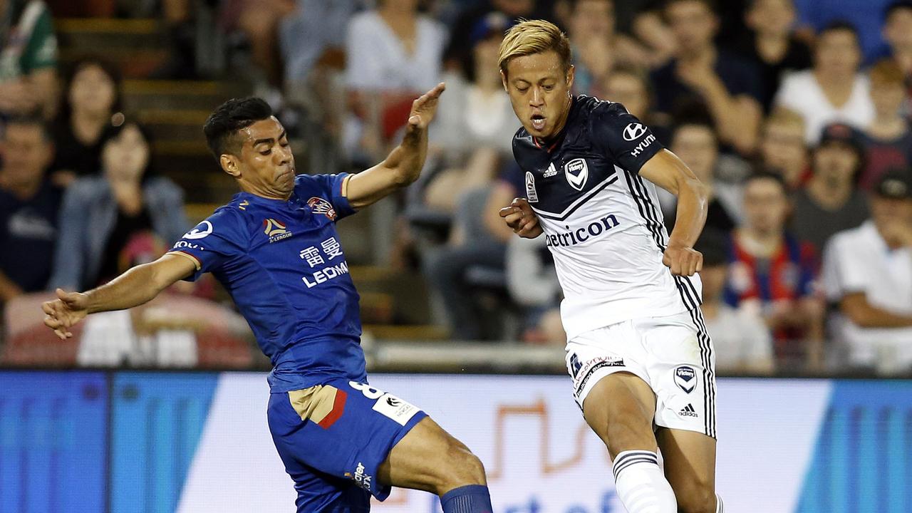 Keisuke Honda has been involved in all four of Melbourne Victory’s goals this season.