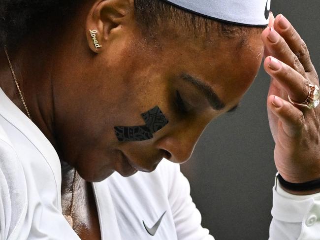 Reason Serena wore black tape on her face