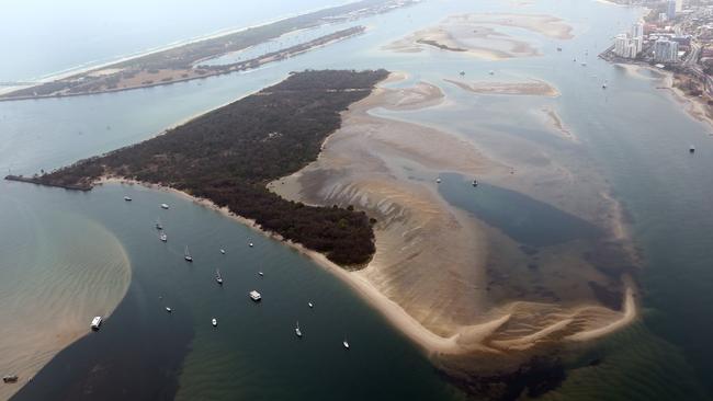 General images of Wavebreak Island where boats moor on the northern end Pic by David Clark