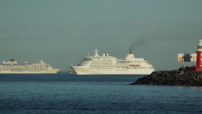 AFP brought people home but also saw the departure of all 32 international flagged cruise ship vessels from Australian waters. Picture: Getty Images