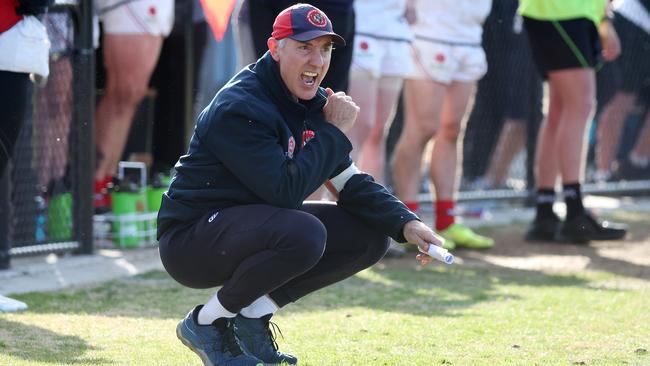 Diamond Creek coach Andrew Tranquilli. Picture: George Sal