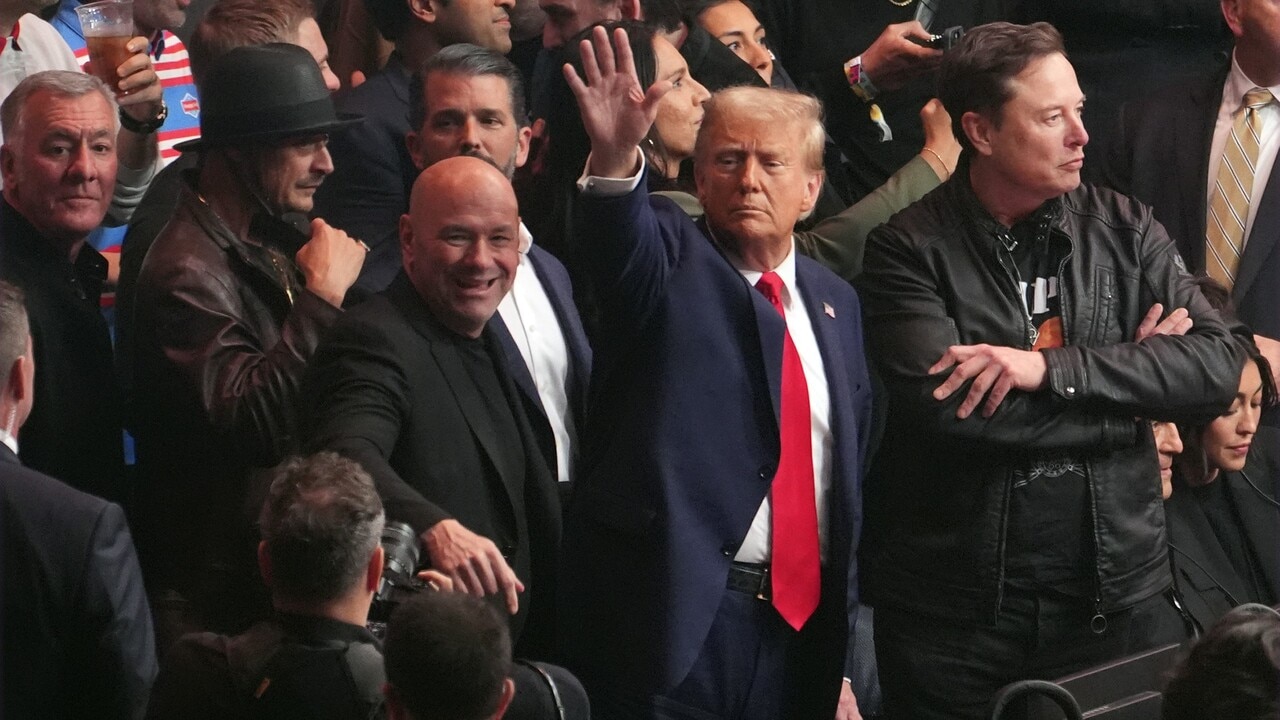 ‘Trump train’: UFC’s rousing reception of president-elect