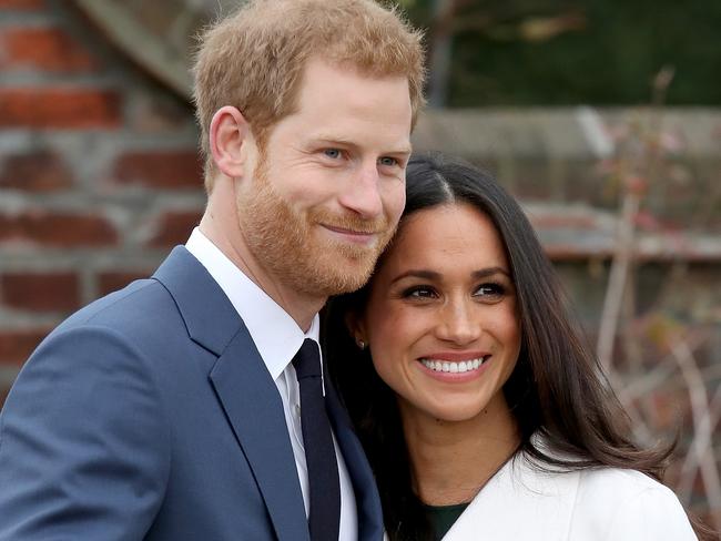 Prince Harry and actress Meghan Markle.  Picture:  Getty