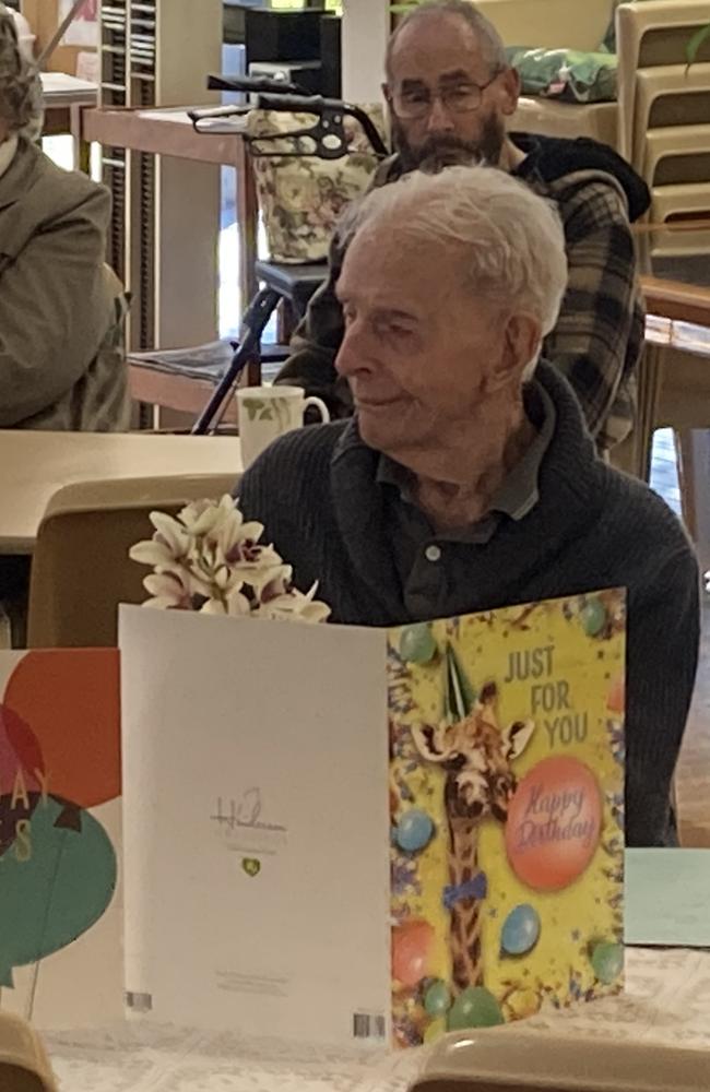 War veteran Bill Pierce recently celebrated his 103rd birthday. Picture: Supplied