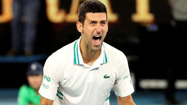 Novak Djokovic has not been the underdog for some time. Picture: AFP