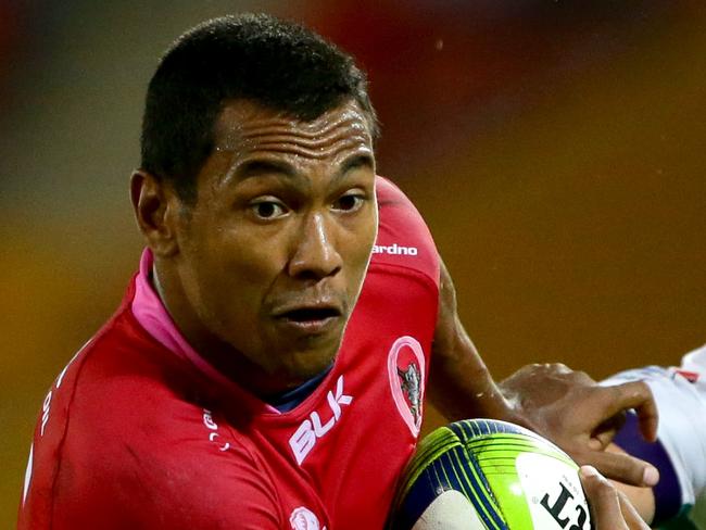 Aidan Toua of the Reds during the Super Rugby match between the Queensland Reds and the Cheetahs. Pic Darren England.