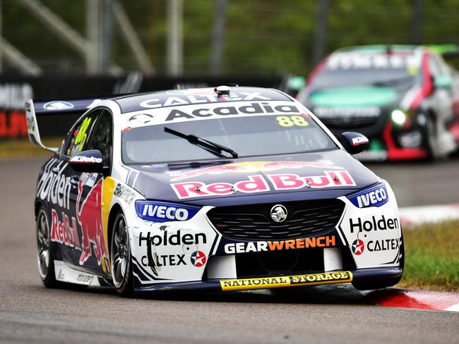 Jamie Whincup powers around Townsville this year.