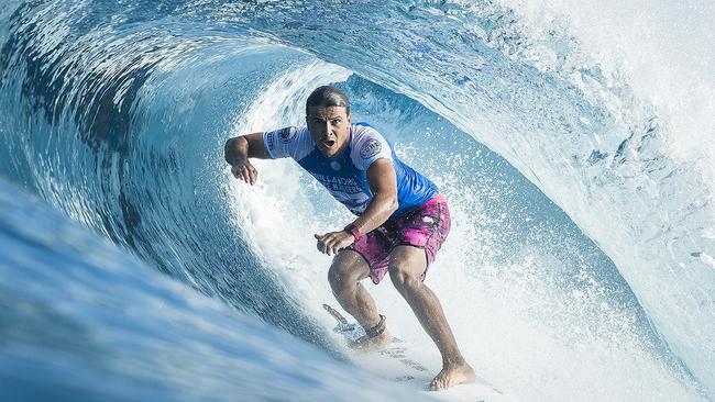 Julian Wilson at this year’s Billabong Pipe Masters in Pipe Oahu, Hawaii, USA