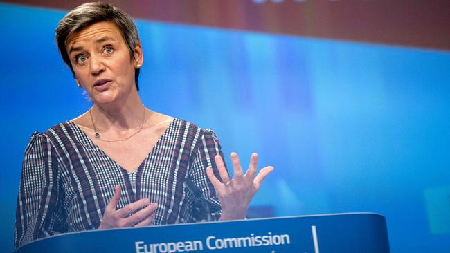 European Commission vice-president Margrethe Vestager. Picture: AFP