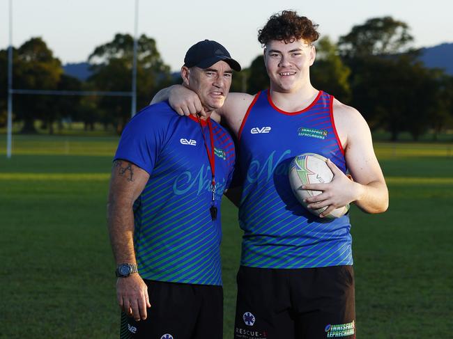 Jason Hallie is a big front rower from up north. Picture: Brendan Radke