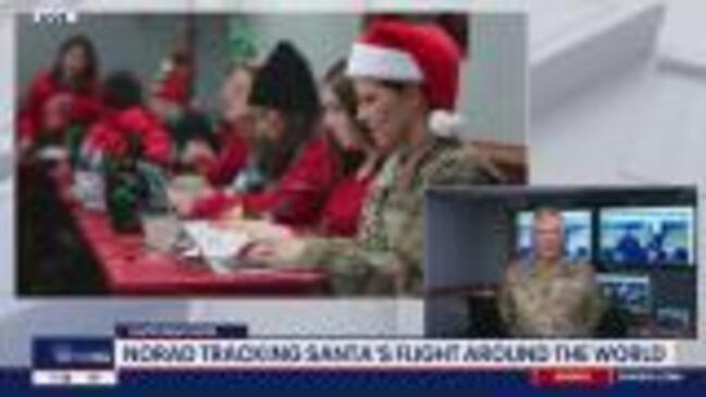NORAD tracks Santa's flight around the world