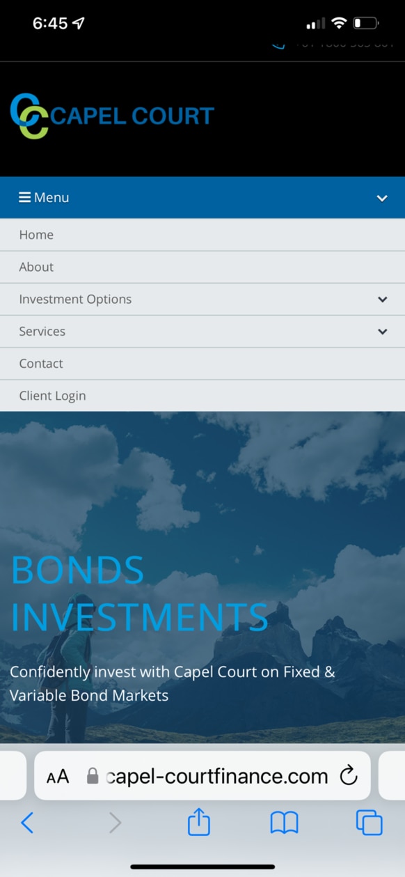 The fake ANZ bonds website was very sophisticated, complete with customer log ins and real ABN numbers.