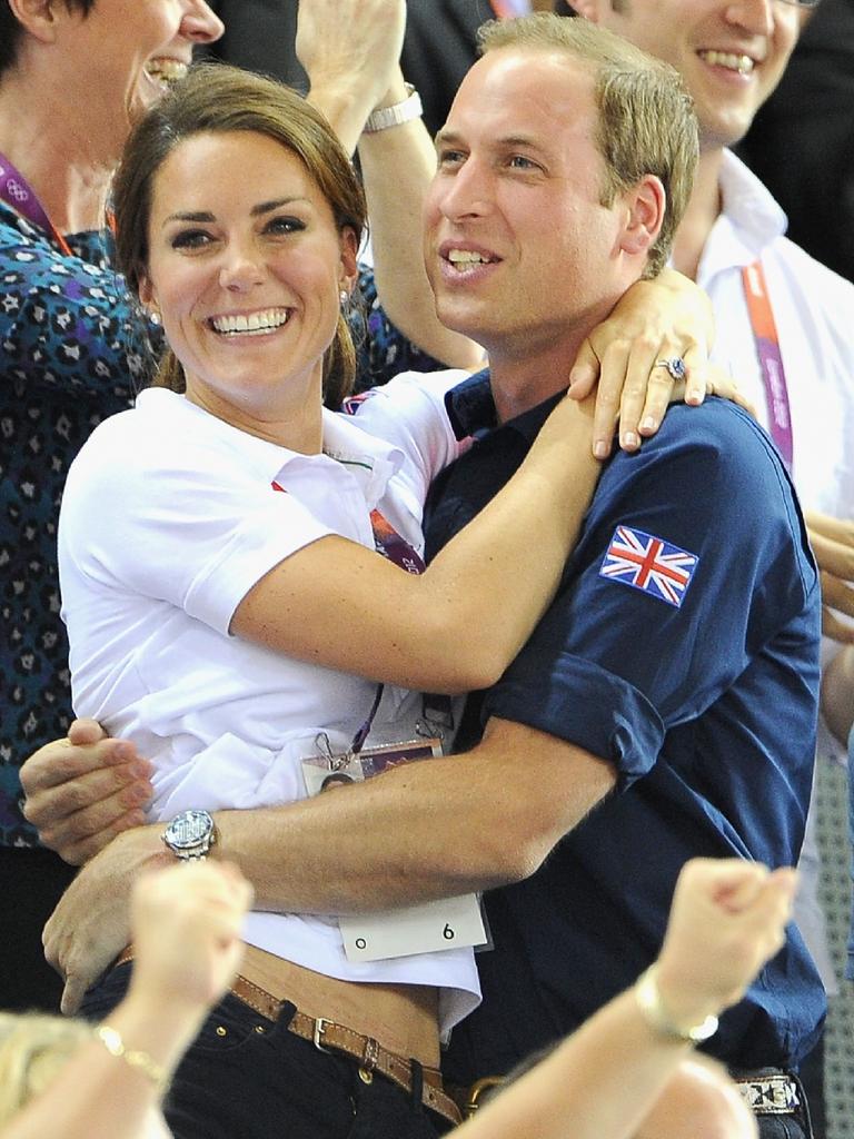 Celebrating together during the London Olympics in 2012. Picture: Pascal Le Segretain/Getty Images