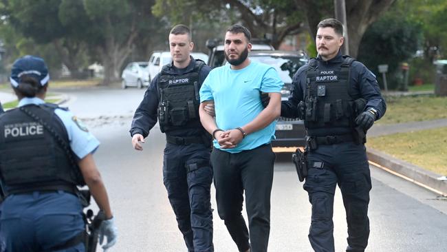 Ali Elmoubayed was arrested following a brawl. Picture: Jeremy Piper