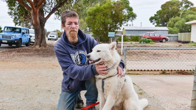 Ferris’ dog Buddy is at the centre of the incident. Picture: Brenton Edwards