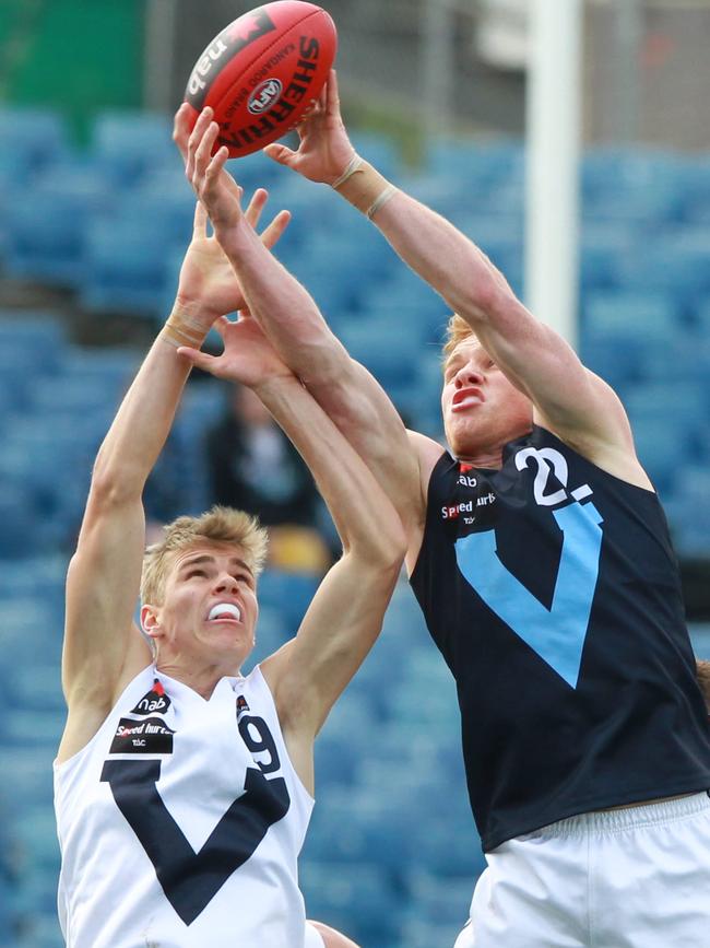 Vlastuin marks playing for Vic Metro in the under-18 championships.