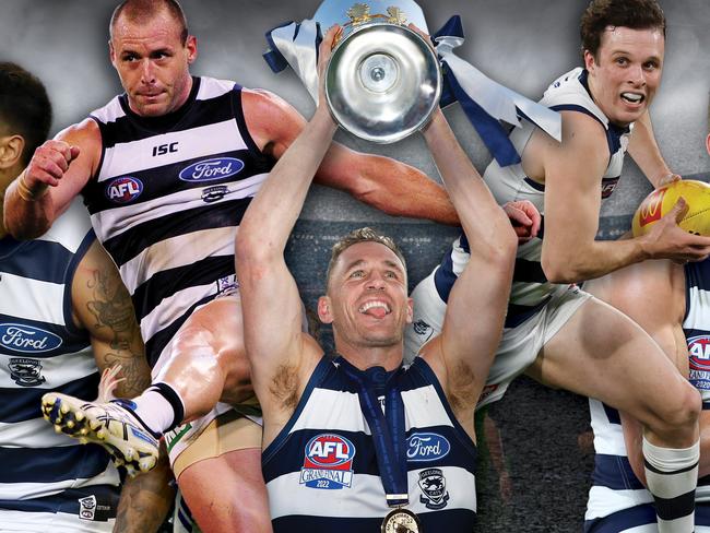 Stephen Wells' 40 best recruits at Geelong