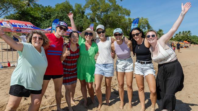 Winner of womens Tug of War at the Darwin Beer Can Regatta at Mindil Beach, 2025. Picture: Pema Tamang Pakhrin