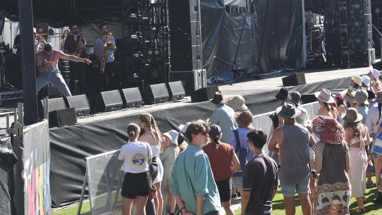 Hot Potato Band performing at the 2022 Caloundra Music Festival. Photo: Elizabeth Neil