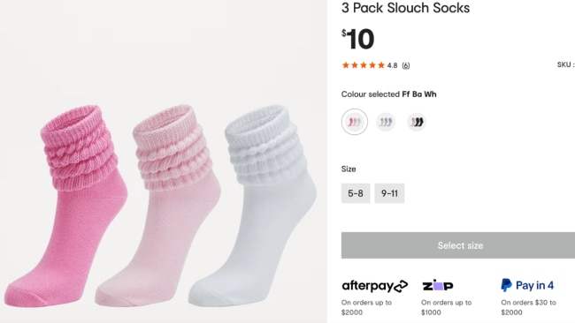 Leg warmers kmart hotsell