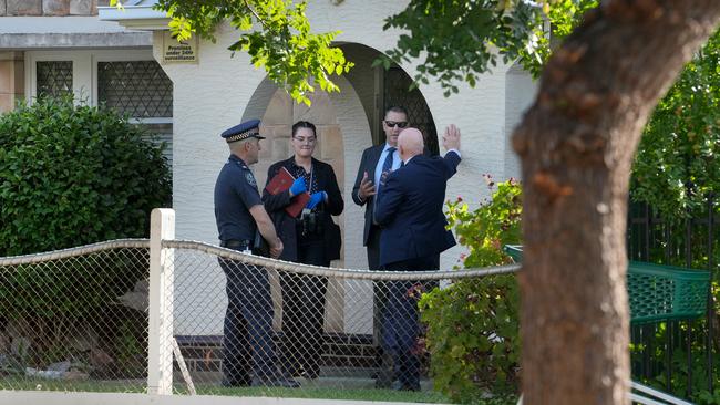 The man’s body was found at the Cowandilla house on Tuesday morning: Picture: NewsWire / Dean Martin