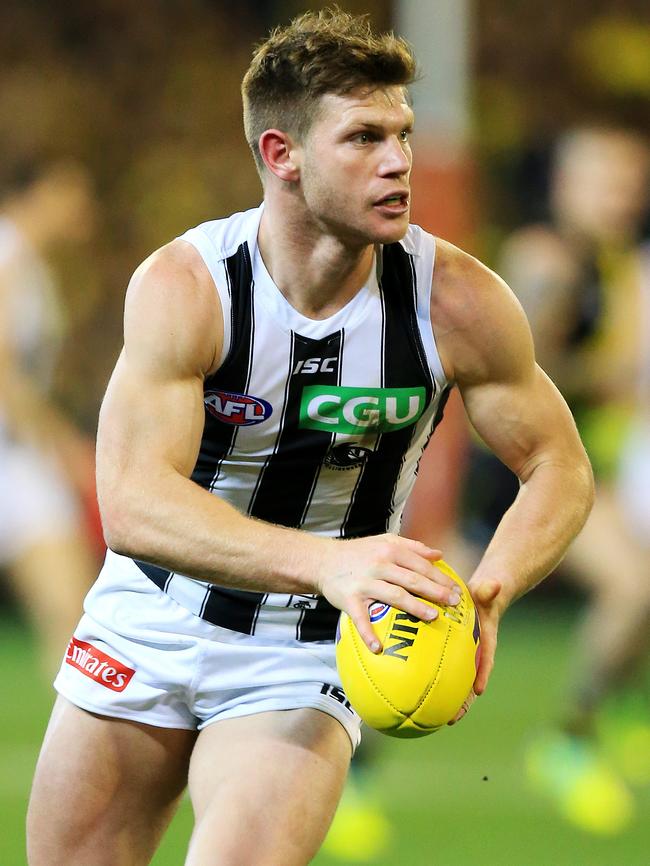 Taylor Adams in action for Collingwood. Picture: Mark Stewart