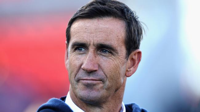 Andrew Johns for Old Boys' Day during the round 13 NRL match between the Newcastle Knights and the Parramatta Eels at McDonald Jones Stadium, on June 06, 2021, in Newcastle, Australia. (Photo by Ashley Feder/Getty Images)