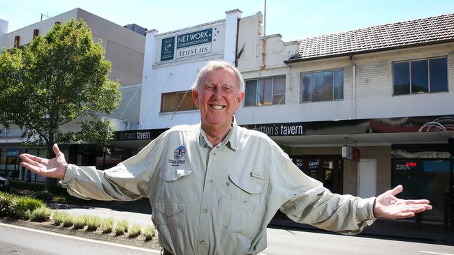 Mount White millionaire John Singleton is gearing up to start the Gosford boom with his hot new $35 million development set for Mann St, Gosford. Picture: Mark Scott.