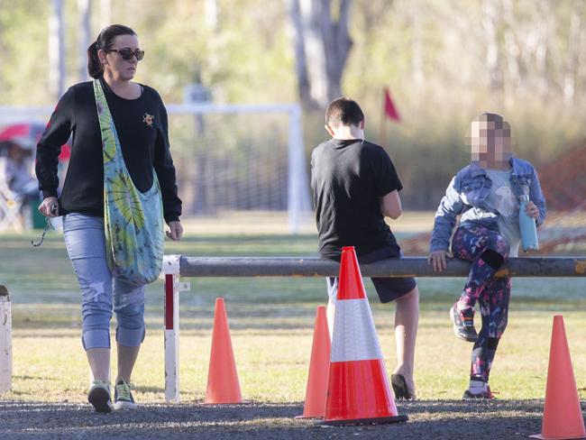 Natasha Ryan, now called Tash Black, has four children with Scott Black in central Queensland. Picture: Media Mode