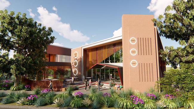 Concept art by Aspect Architecture for 122 Margaret Street in Toowoomba City, which will undergo a $4m redevelopment by FKG Group after it was bought for $10m from Clive Berghofer.