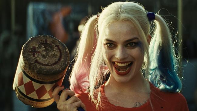 Robbie as Harley Quinn in Suicide Squad.