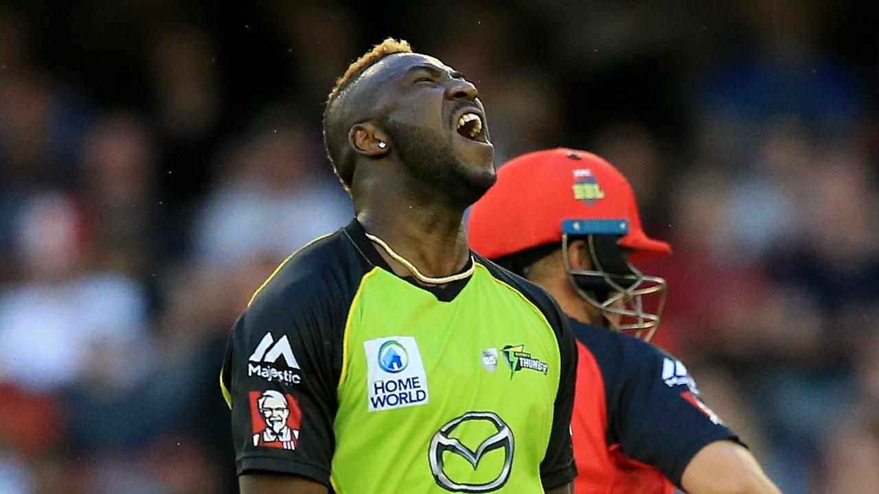 Andre Russell will debut for Melbourne Stars on Friday.