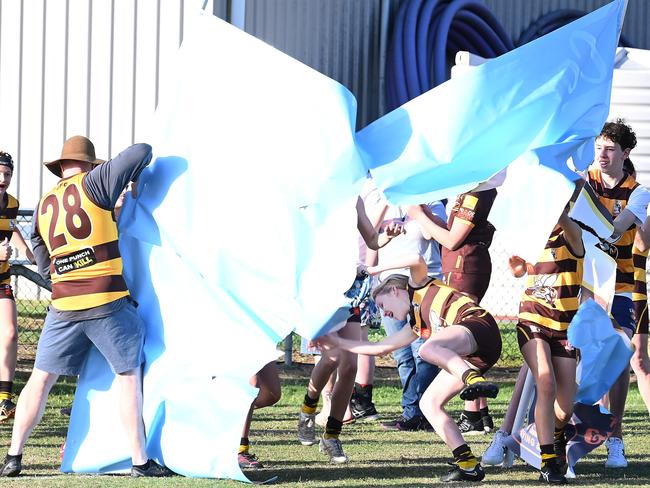 Action from Saturday's McDonaldâ€™s South East Queensland Youth Grand Finals played at Yeronga AFC. 2 September 2023. Picture, John Gass