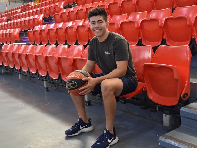 Star Ansett playmaker Freddy Webb is looking on the bright side after succumbing to a long-term hip injury which requires surgery. Picture: JOSH SPASARO