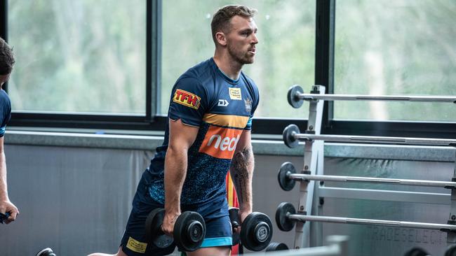 Bryce Cartwright looking fit on return to training. Picture: Gold Coast Titans