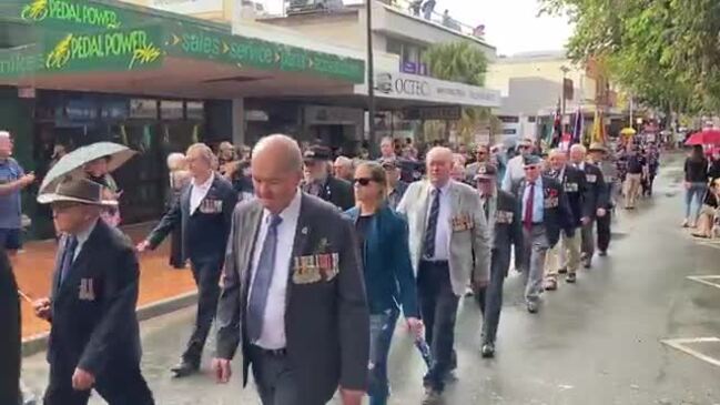 Wet weather fails to dampen Gympie's Anzac spirit