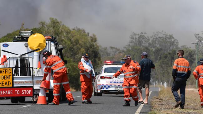 Travel was not permitted further east then Draper Road with Woodgate Road closed due to the fire.